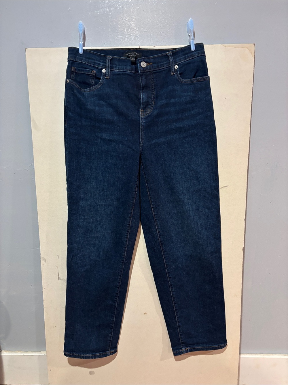 Banana Republic Dark Indigo Straight-Leg Jeans
